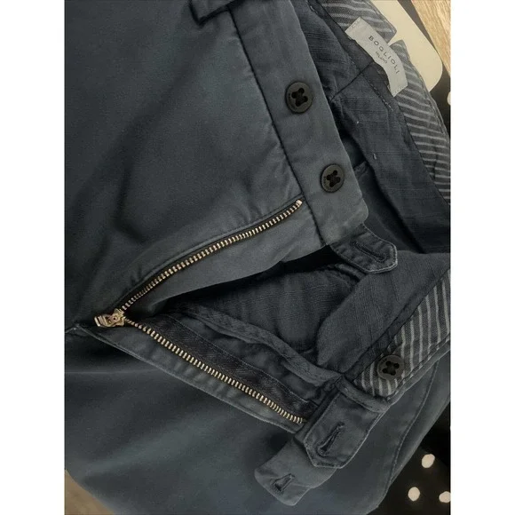 $400 Boglioli Chino Pants Blue - Designer, Italian Sz EU46. US Sz 30